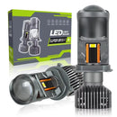 Par Ultra Led Lampada Mini Projetor H4 40000lm 300W Hi/Lo De Farol canbus 6500k para carro/moto