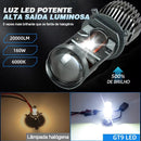 Par Ultra Led Lampada Mini Projetor H4 40000lm 300W Hi/Lo De Farol canbus 6500k para carro/moto